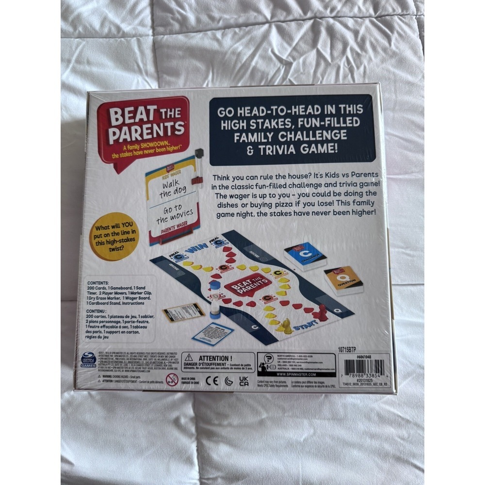 Spin Master Games Beat The Parents Classic Family Trivia Game Kids vs Parents - Picture 2 of 2